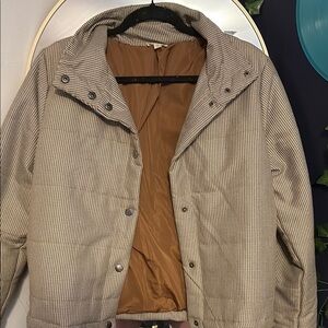 Women’s Houndstooth Jacket - Brown